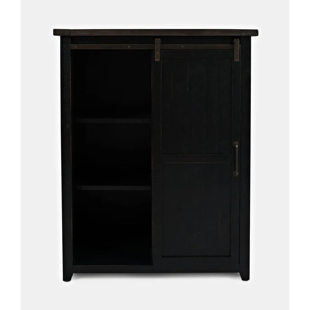 Madison County Vintage Black 5-Piece King Panel Bedroom Set