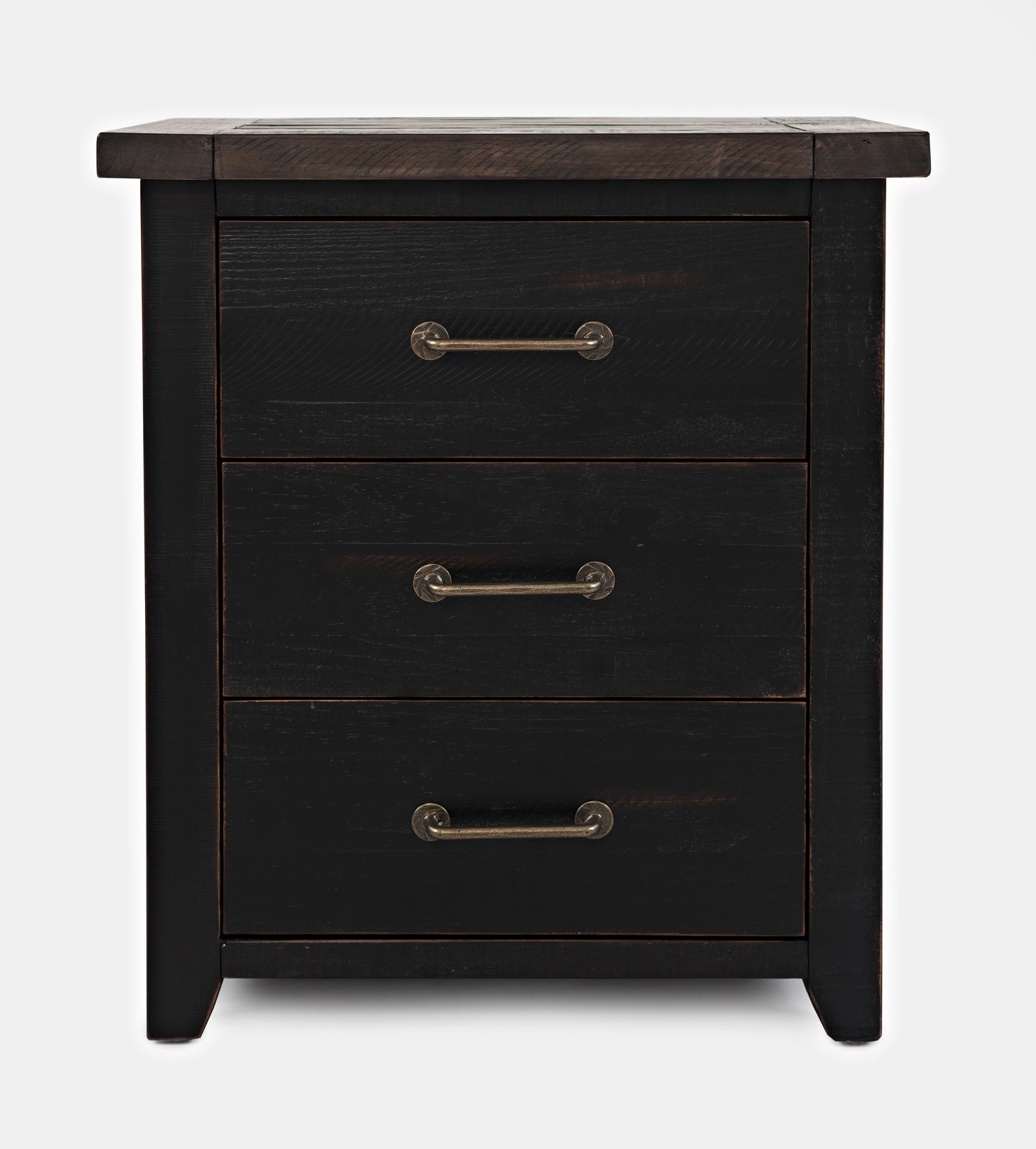 Madison County Vintage Black Power Nightstand