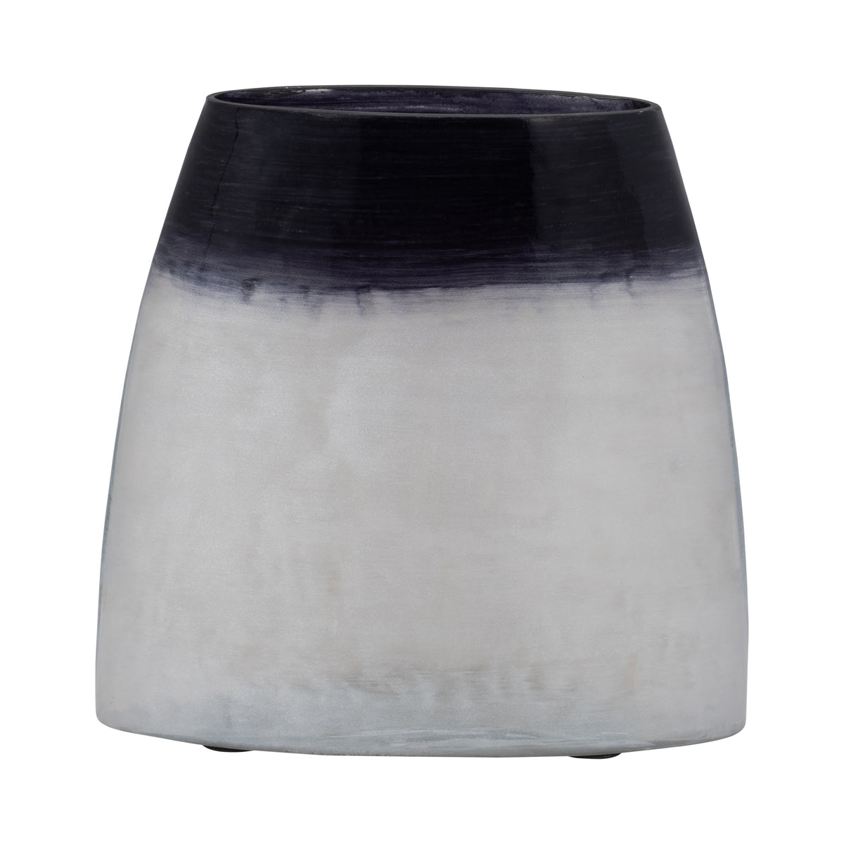 Dos Cabezas Blue/White Glass Ombre Vase