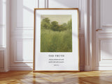 The Truth John 8 Field Scripture Art