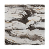 Lennon Brown/Black 5-Piece Faux Marble Top Counter Height Set