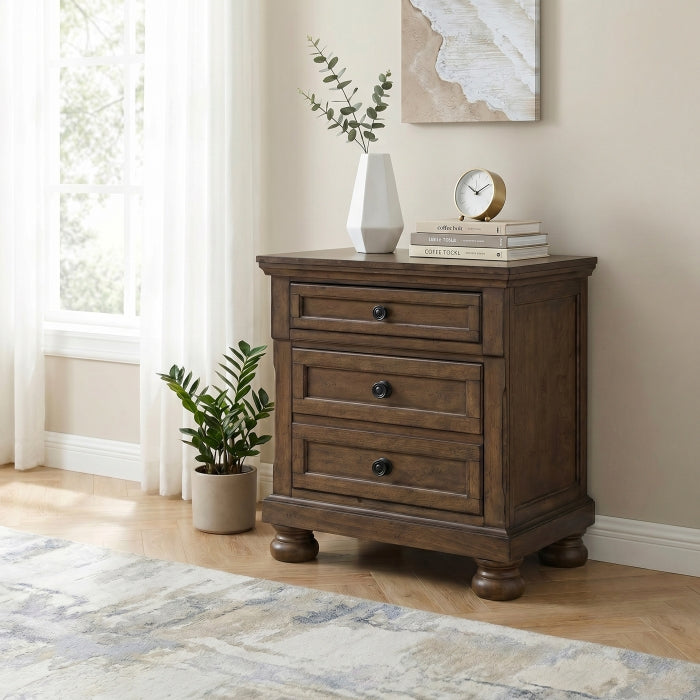 Begonia Brown Nightstand