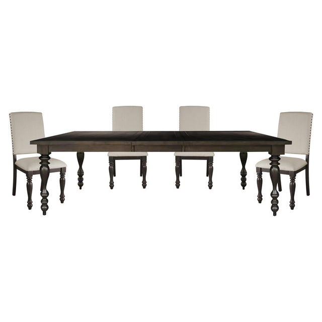 Begonia Gray 5pc Dining Set