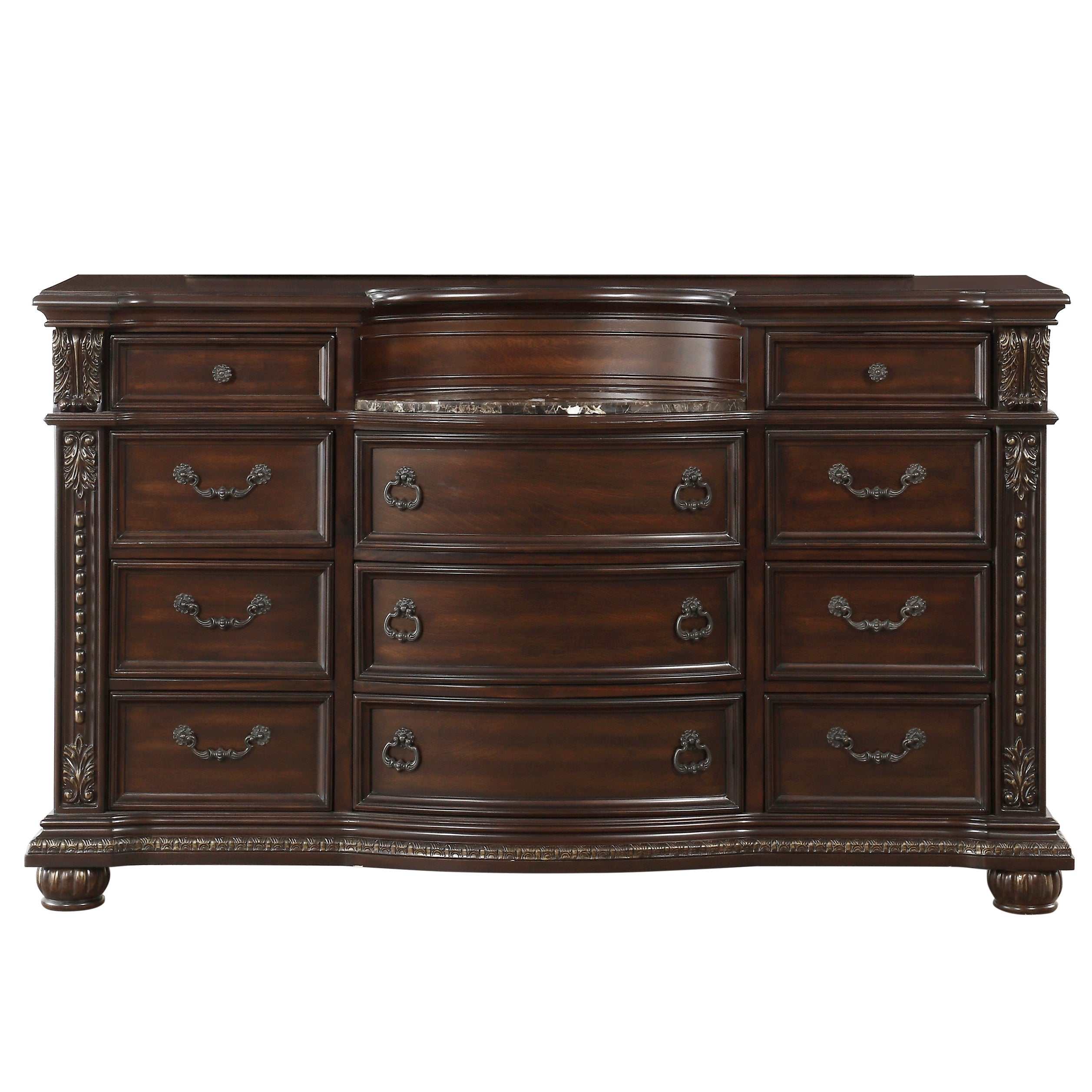 Cavalier Dark Cherry Dresser - Ornate Home