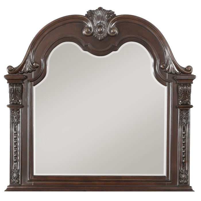 Cavalier Dark Cherry Bedroom Mirror - Ornate Home