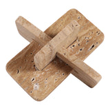 Coyoteville Tan/Brown Travertine Knot
