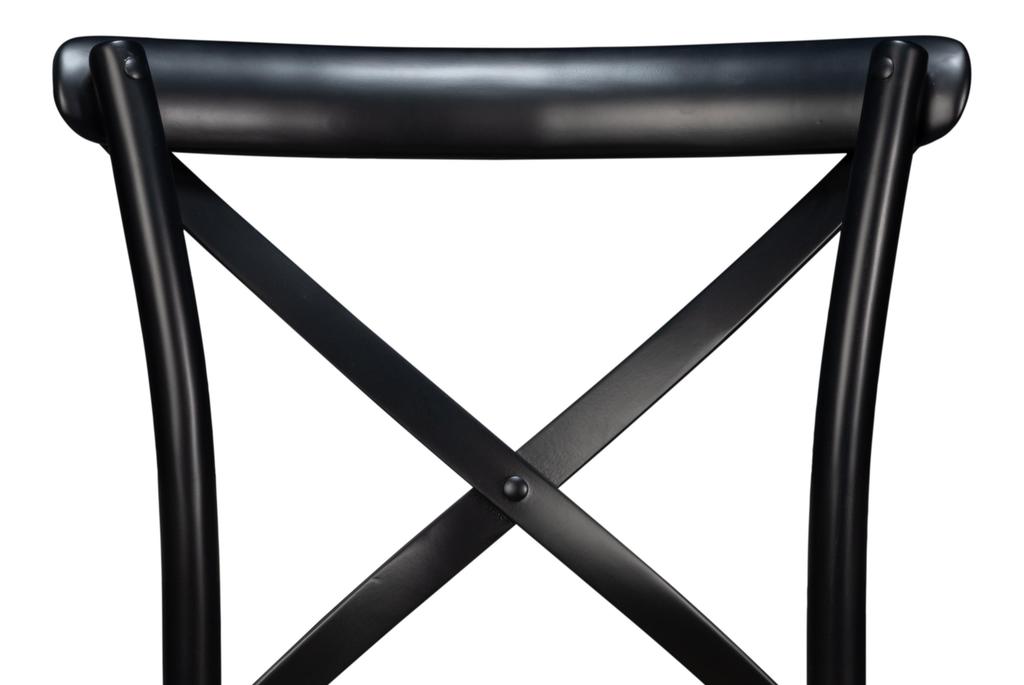 Tuileries Gardens Black Side Chair (Set of 2)
