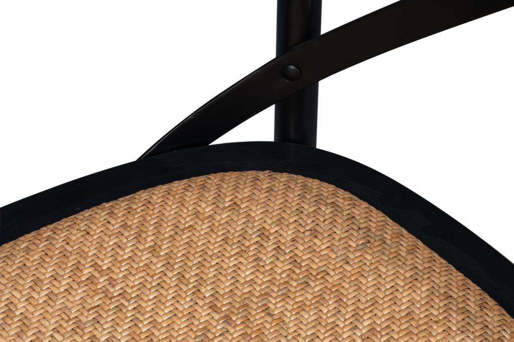 Tuileries Gardens Black Side Chair (Set of 2)