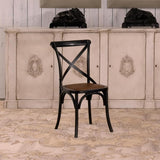 Tuileries Gardens Black Side Chair (Set of 2)