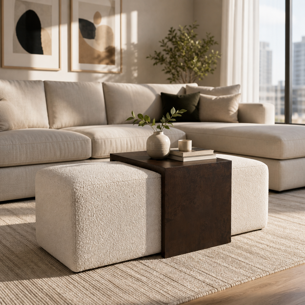 Drydenford Ivory/Brown Bench