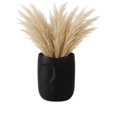 Lokoya Black Face Vase