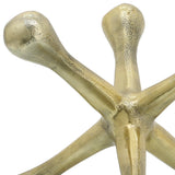 Devon Gold Metal Jacks Sculpture Decor
