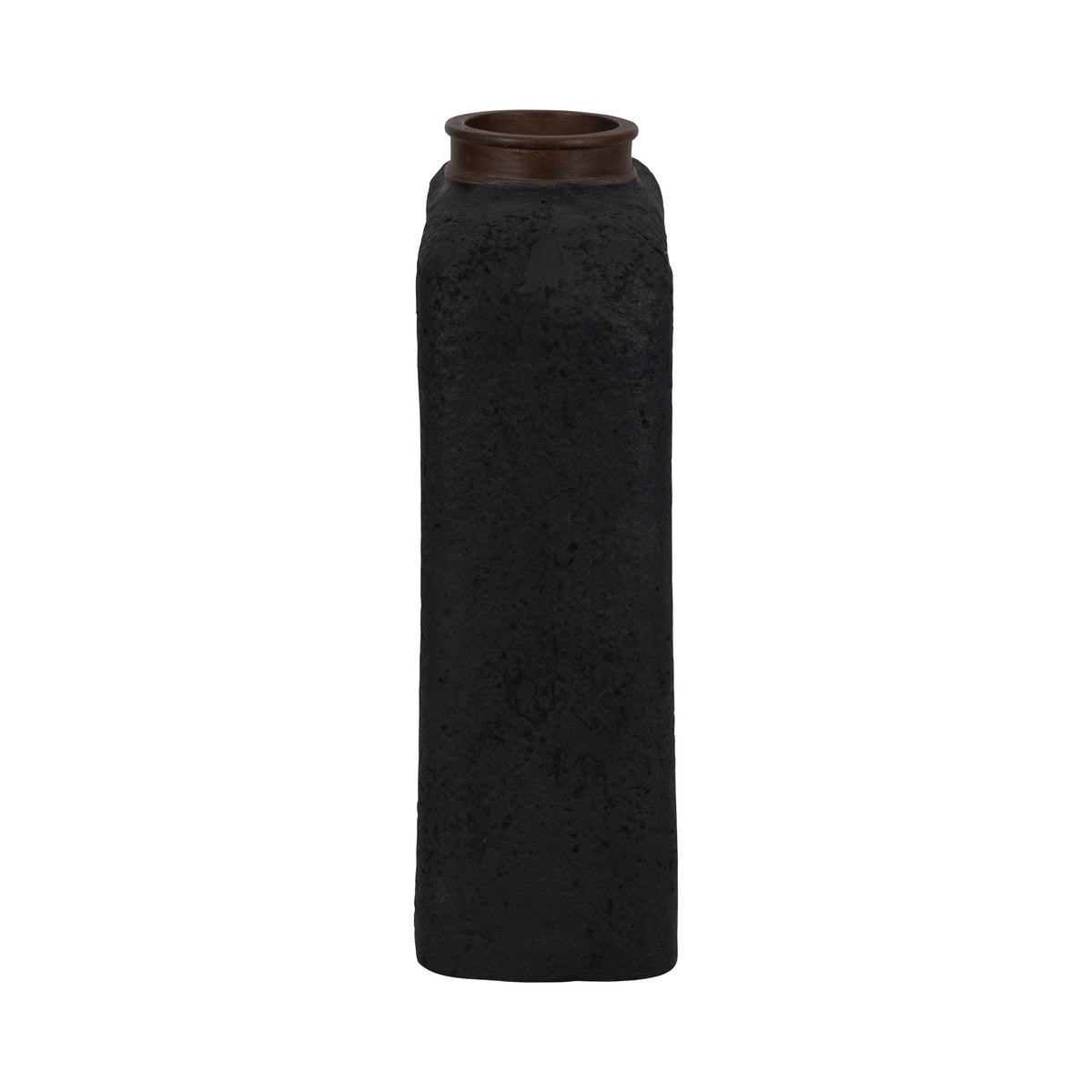 Emmaton Black Small Ecomix Abstract Vase