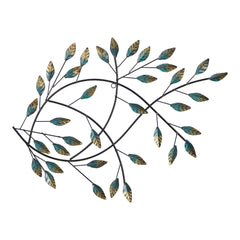 18” x 22” Scattered Leaves & Vine Wall Decor - Ornate Home