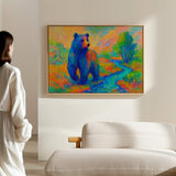 Chromatic Bear by the Riverbend
