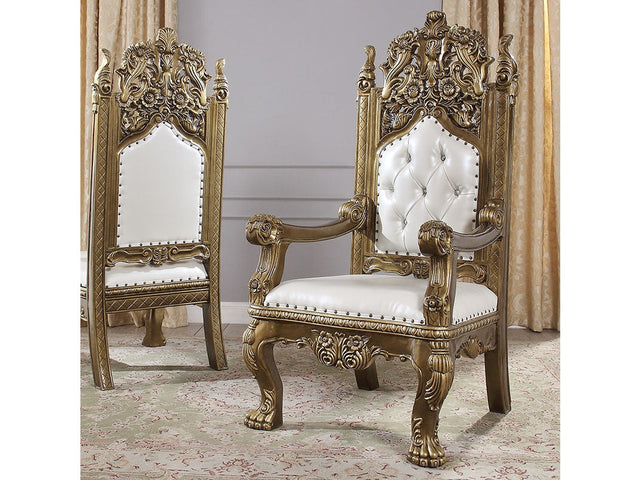 Astrid Bronze Arm Chair  / HD-1802 - Ornate Home