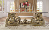 Astrid Bronze 7pc Dining Room Set / HD-1802 - Ornate Home