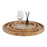 Fentonrun Brown/Tan Trays (Set of 3)