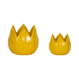 Gentrywind Yellow Petal Planters (Set of 2)