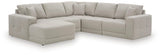 Next-Gen Gaucho Gray 5-Piece Sectional w/ LAF Chaise (Online Special Price)