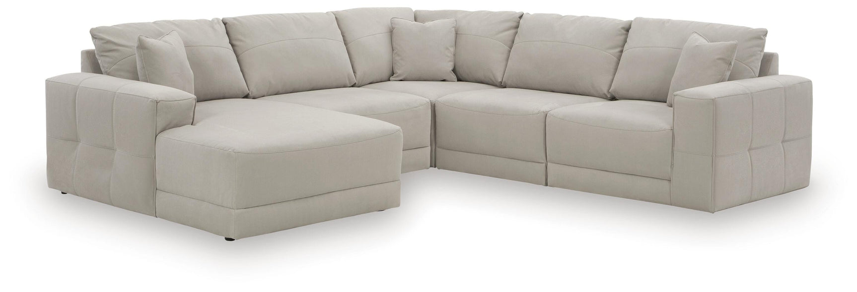 Next-Gen Gaucho Gray 5-Piece Sectional w/ LAF Chaise (Online Special Price)