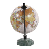 Fagan Green/Black Globe on Ridged Marble Base