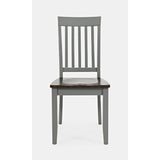 Decatur Lane Grey/Autumn Brown Dining Table w/ 4 Chairs, Bench