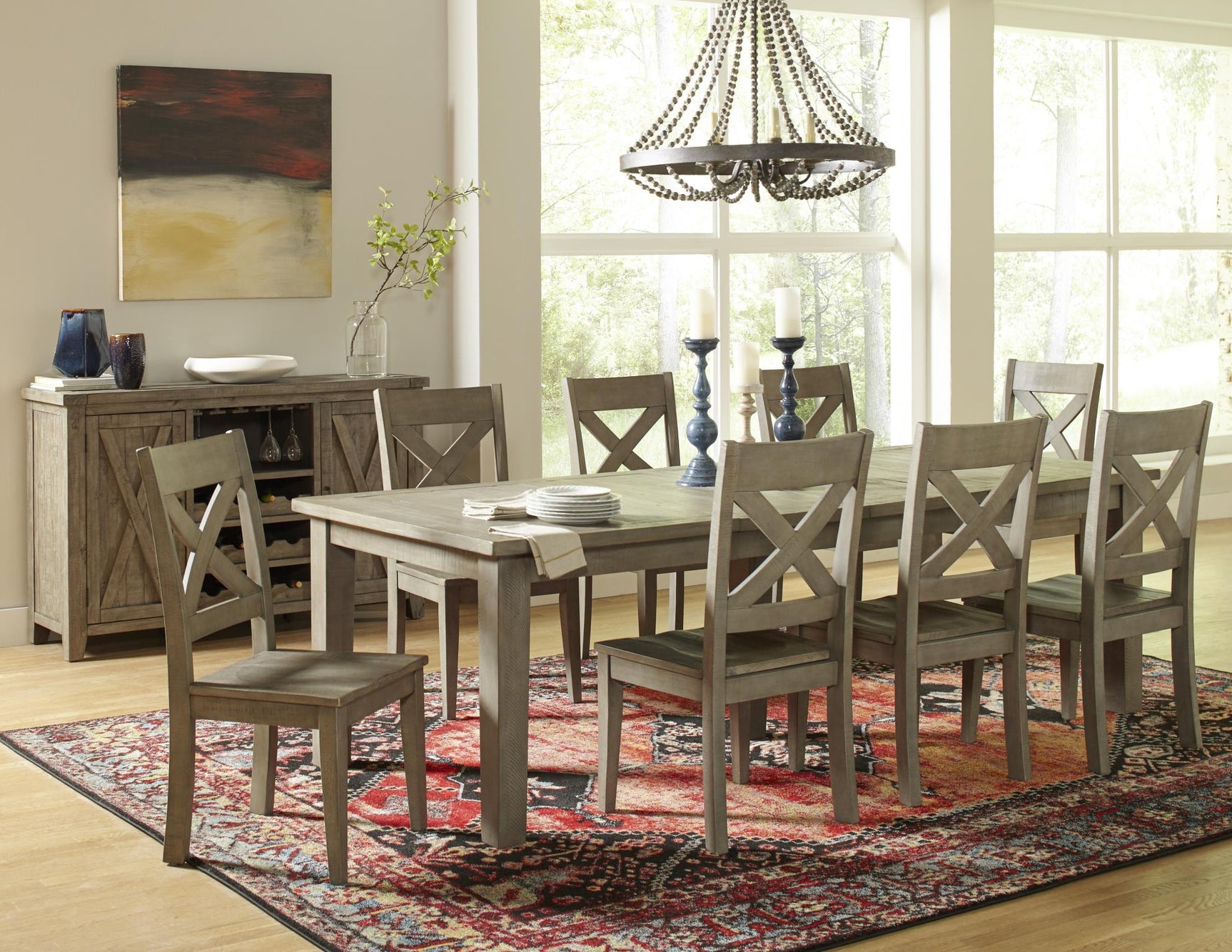 Outer Banks Driftwood Rect. Dining Dining Table w/ 4 Chairs