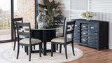 Altamonte Dark Charcoal Round Dining Table