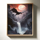 Beneath the Blood Moon's Flight