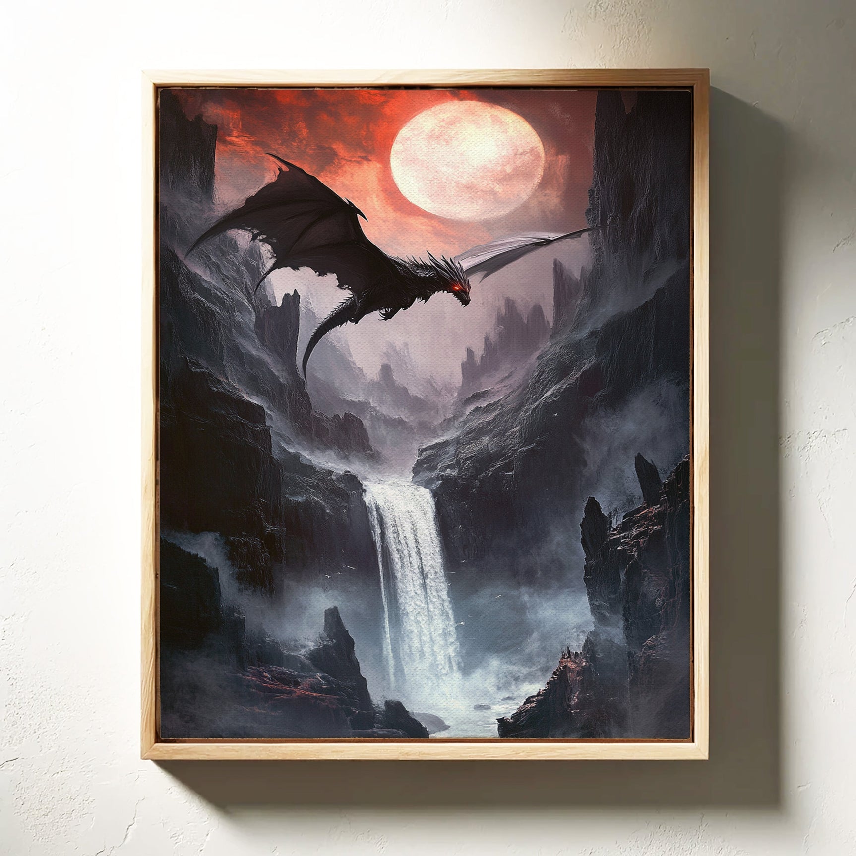 Beneath the Blood Moon's Flight