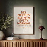 New Every Morning Scripture Print