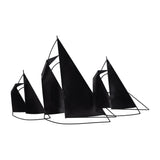 Seabright Blue/Silver Metal Sailboats Wall Decor
