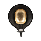 Escalon Black/Gold Medium Metal Round Votive Holder