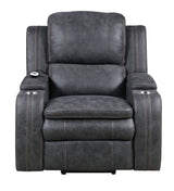 Wasatch Iron Fabric Power Lift Recliner