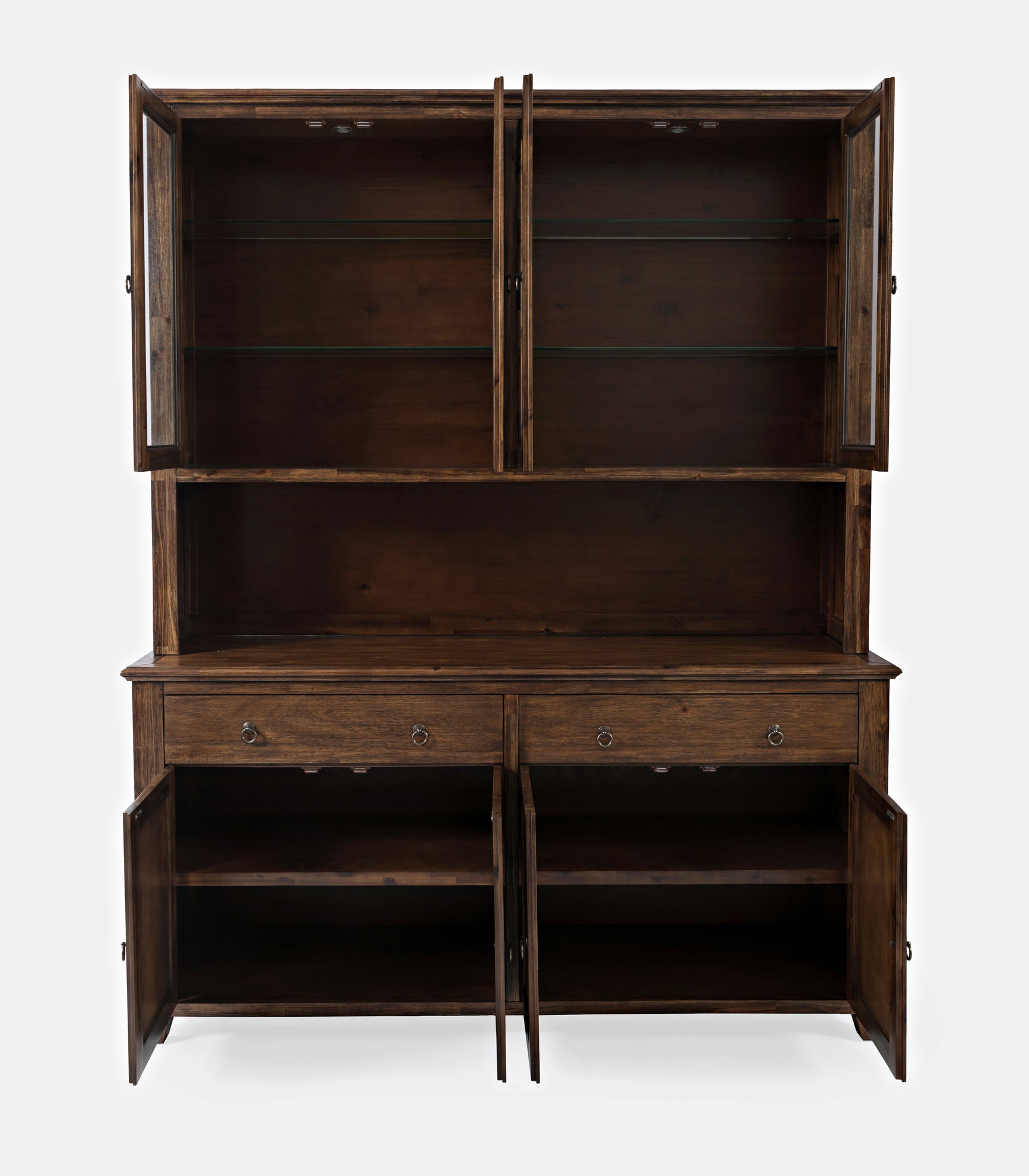 Bakersfield Brown Server Hutch