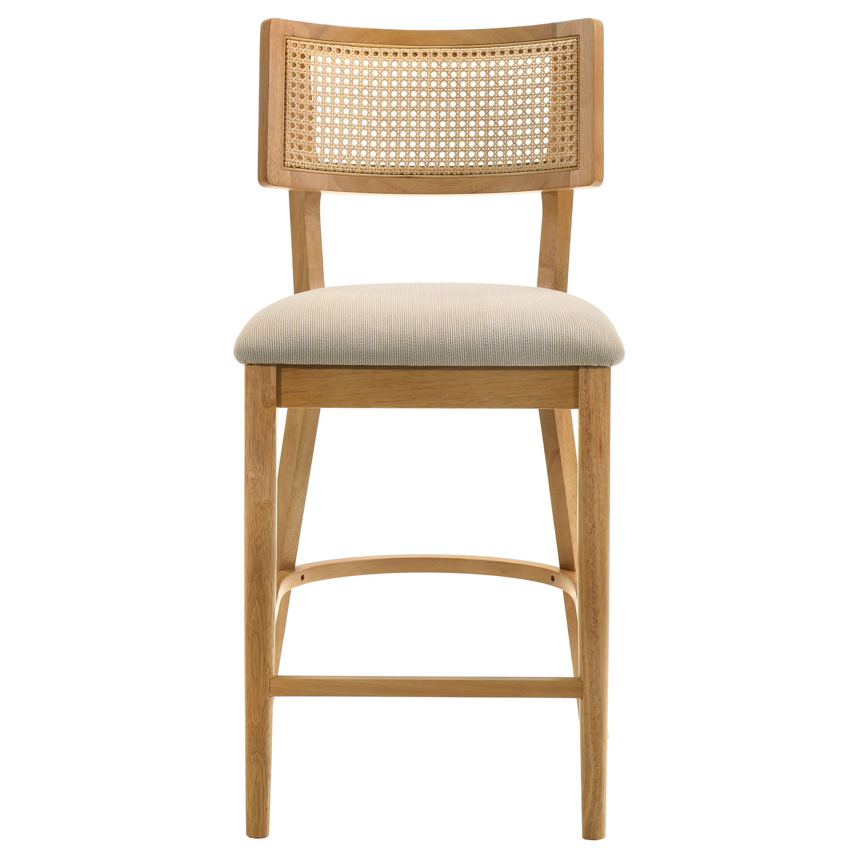 Fabra Wheat Cane Back Counter Height Chair Honey (Set of 2)