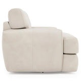 Cameron White/Cream Swivel Chair Without Pillows