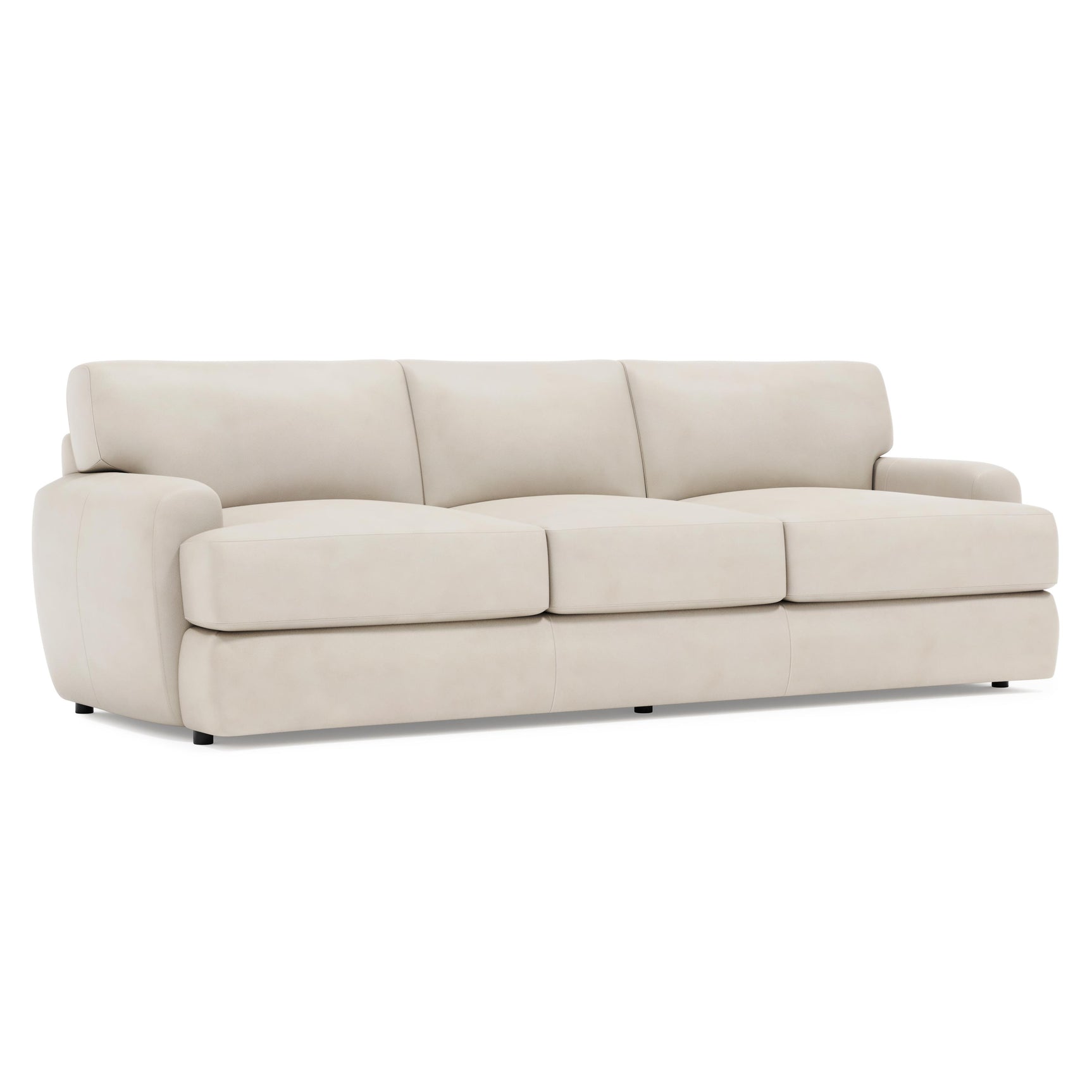 Cameron Brown Sofa Without Pillows