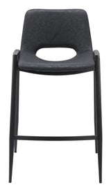 Desi Black Counter Stool (Set of 2)