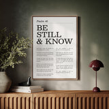 Be Still and Know Psalm 46