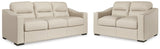 Treasure Trove Almond Sofa and Loveseat