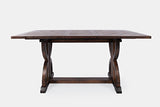 Fairview Oak Ext Dining Table w/ 4 Stools