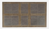 Prescott Park Weathered Oak High/Low Ext Dining Table w/ 6 Stools