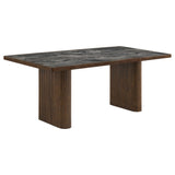 Parry Walnut 80-inch Smart Top Paladina Dining Table Dark