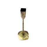 Oban Antique Brass Forged Metal Taper Holder