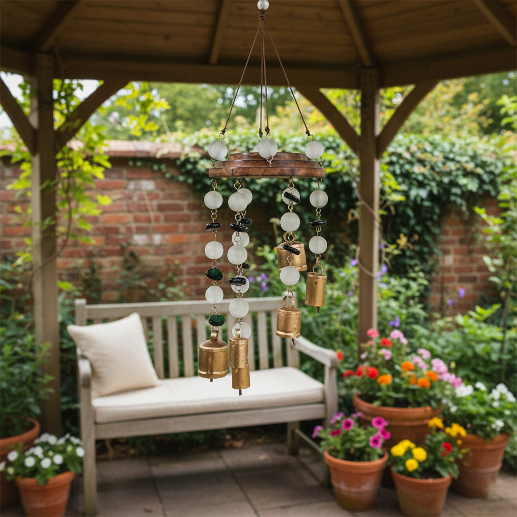 Chiltonstone Brown/Blue Wind Chime