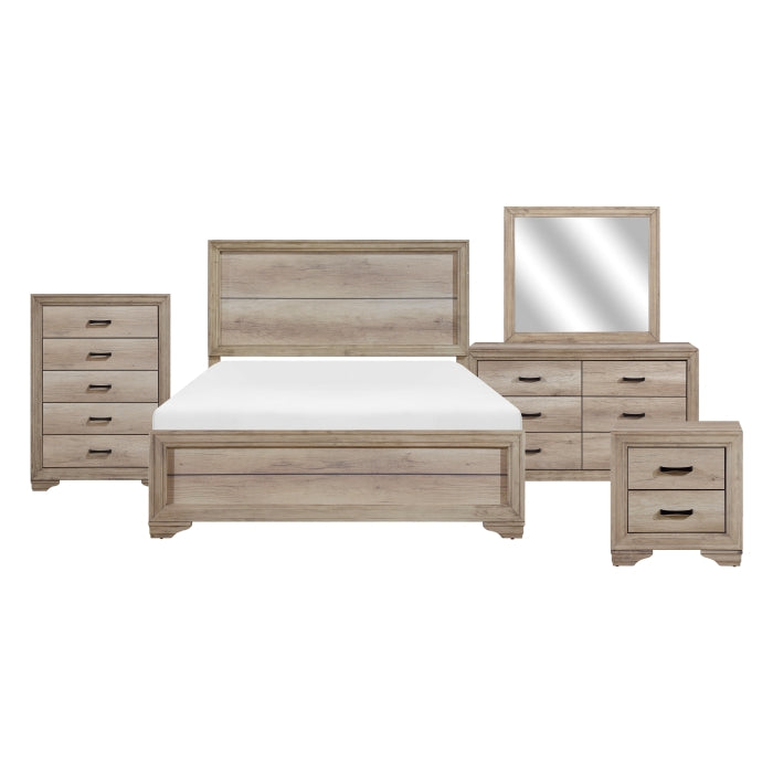 Lonan Tan 5pc Bedroom Set