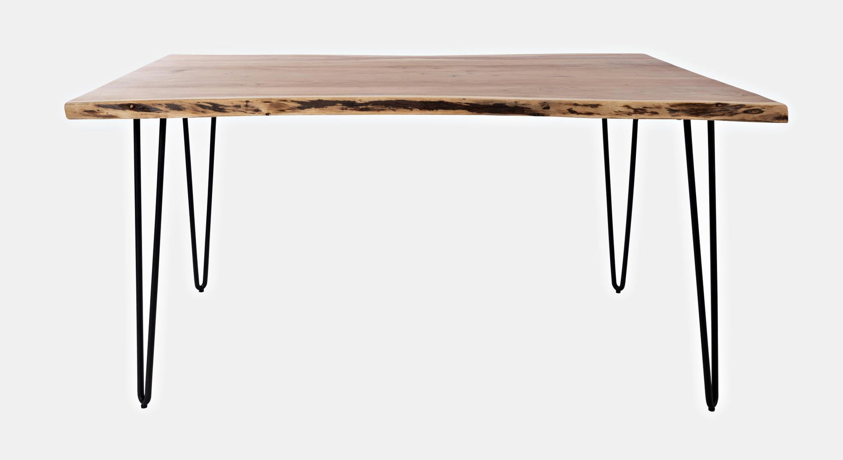 Nature's Edge Natural/Dark Brown 60 Dining Table w/ 4 Owen Chairs and Bench