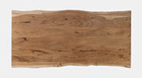 Nature's Edge Natural/Dark Brown 79 Dining Table w/ 4 Owen Chairs